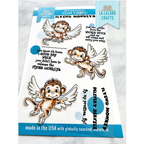 La-La Land Crafts Clear Stamps Flying Monkeys cl143
