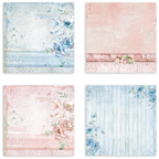 Stamperia Blue And Roseland 12x12 Fabric Sheets sbplt15 product image