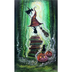 Lavinia Stamps Broomsticks Stamps lav827 magical scene