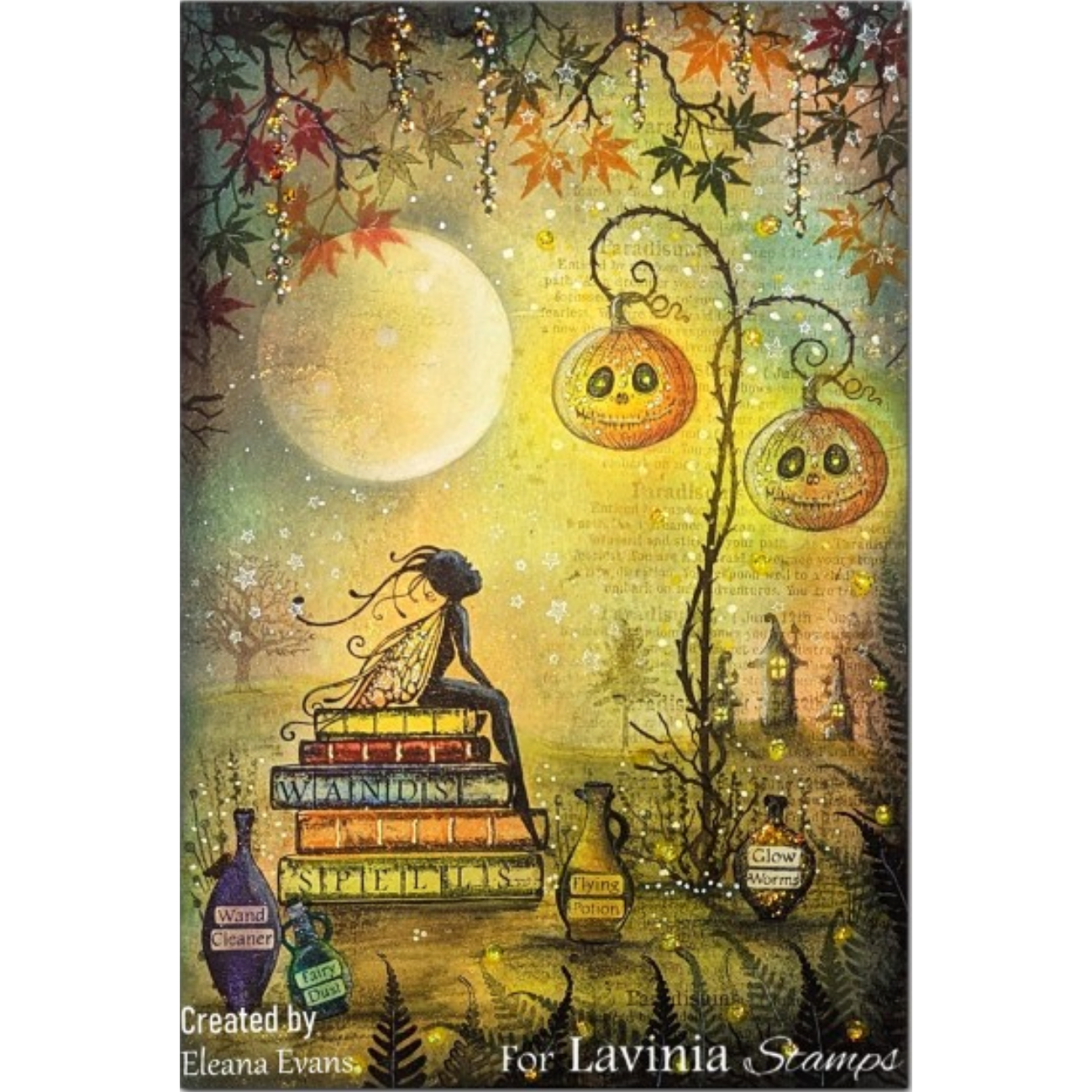 Lavinia Stamps Fairy Crook Stamps lav823 shepherd's hook