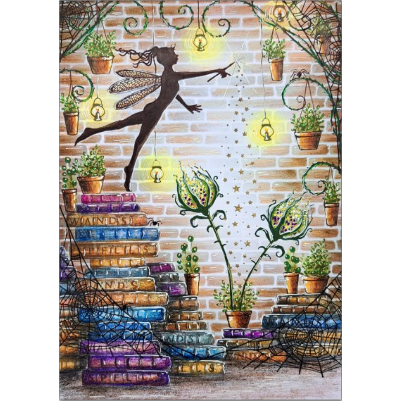 Lavinia Stamps Burst of Stars Stamp lav822 fairy sprinkles