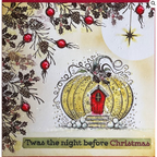 Lavinia Stamps Pumpkin Lodge Clear Stamp lav818 twas the night before christmas