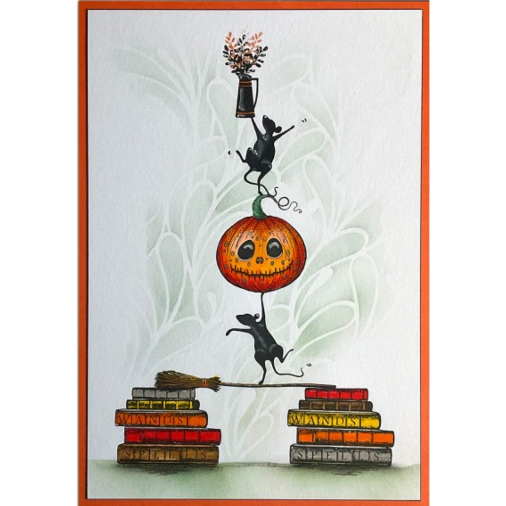Lavinia Stamps Wands and Spells Clear Stamp lav819 spellbooks