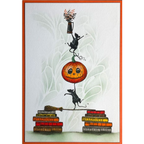 Lavinia Stamps Wands and Spells Clear Stamp lav819 spellbooks