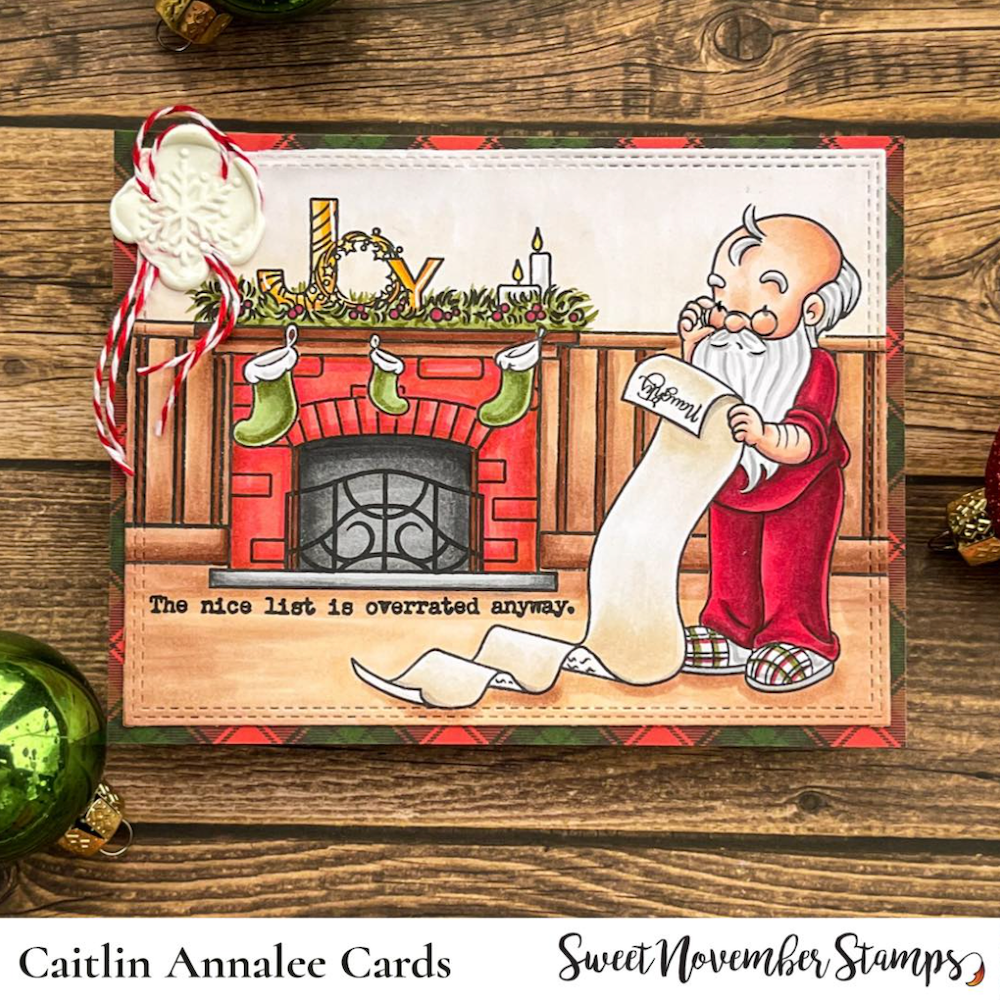 Sweet November Stamps Naughty List Clear Stamp Set sns-xm-nl-22 Caitlin