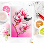 Altenew Build-A-Garden Blushing Magnolias Add-on Dies alt8189 pink flowers | color-code:ALT01