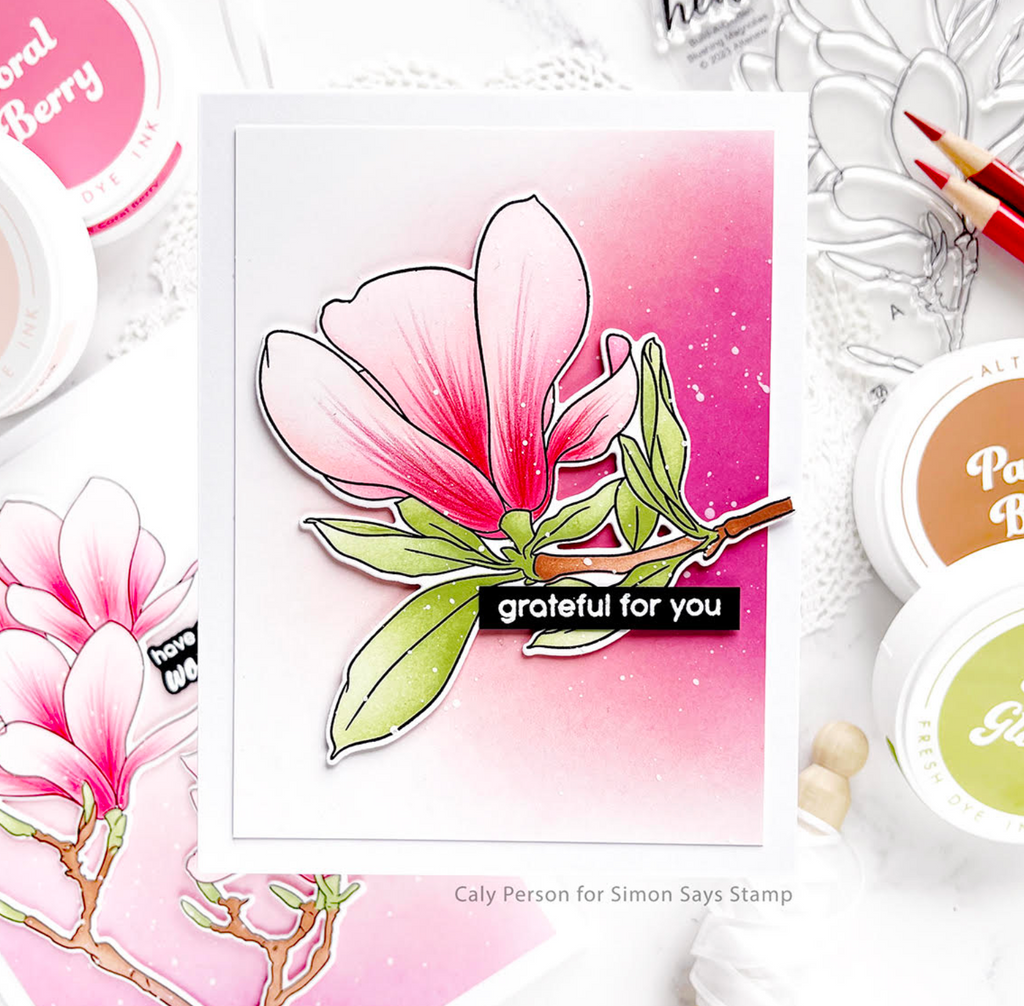 Altenew Build a Garden Blushing Magnolias Set alt8188bn grateful for you | color-code:ALT01