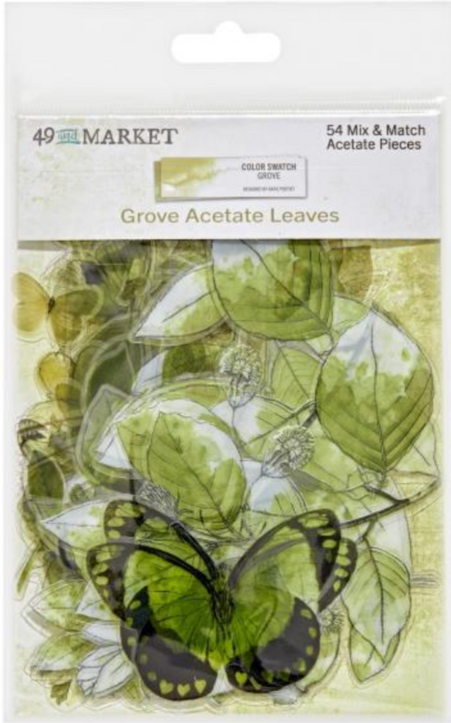 49 and Market Color Swatch Grove Acetate Leaves csg-25095