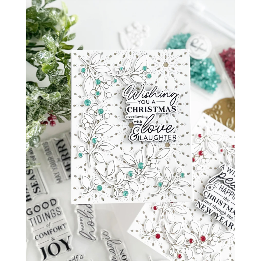 PinkFresh Studio LAGOON Glitter Drops pf098es christmas | color-code:ALT01