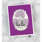Hero Arts Cling Stamp SCRIPT Bold Prints CG830 thinking of you | color-code:ALT03