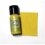 Tim Holtz Flip Top Distress Paint Crushed Olive Ranger TDF52999 Color Swatch