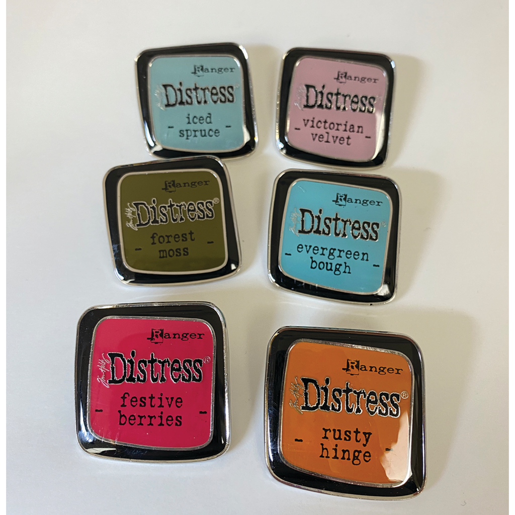 Tim Holtz Distress Enamel Pin SET 9 Ranger tdzs73512 Secondary Image