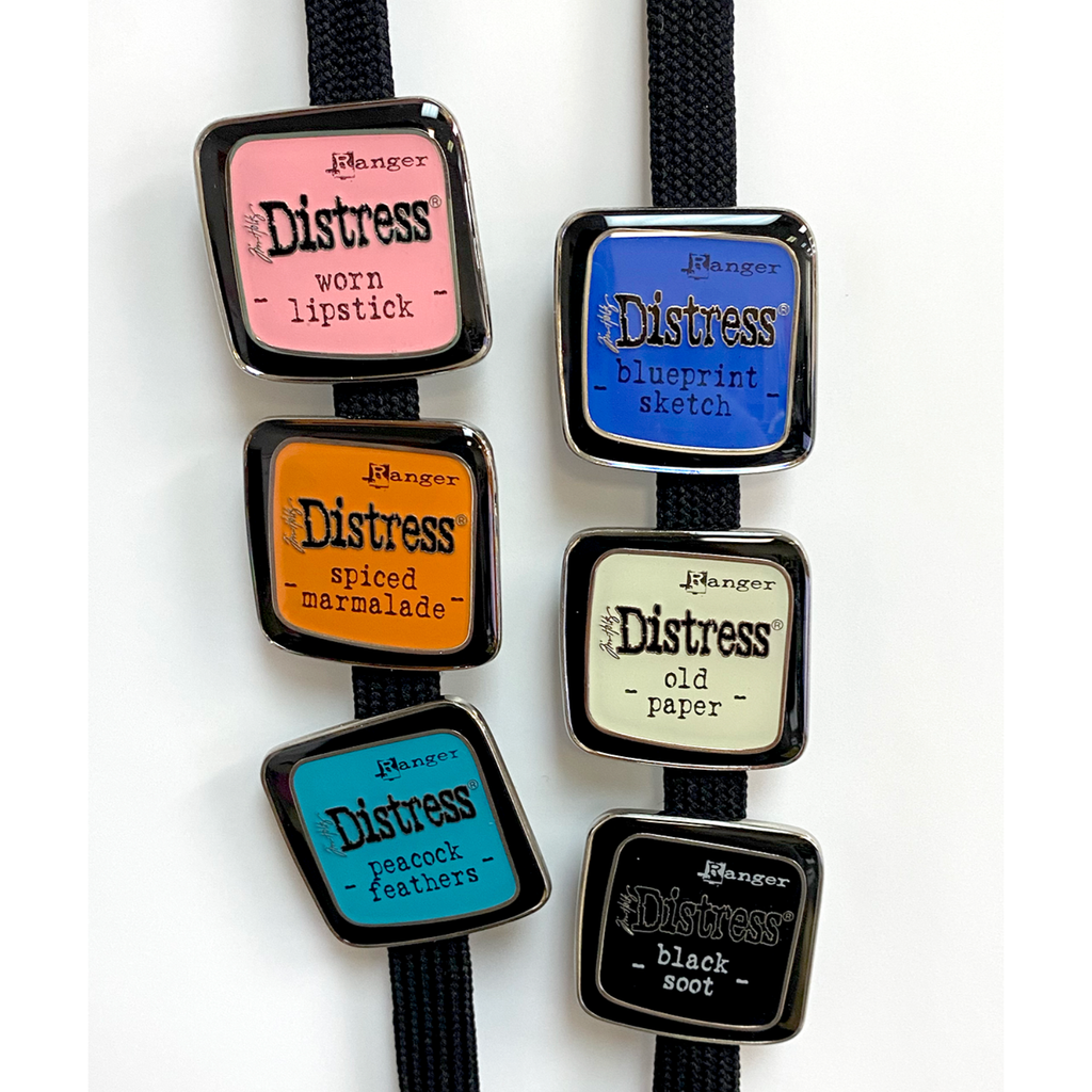 Tim Holtz Distress Enamel Pin SET 4 Ranger tdzs73468 Secondary Image
