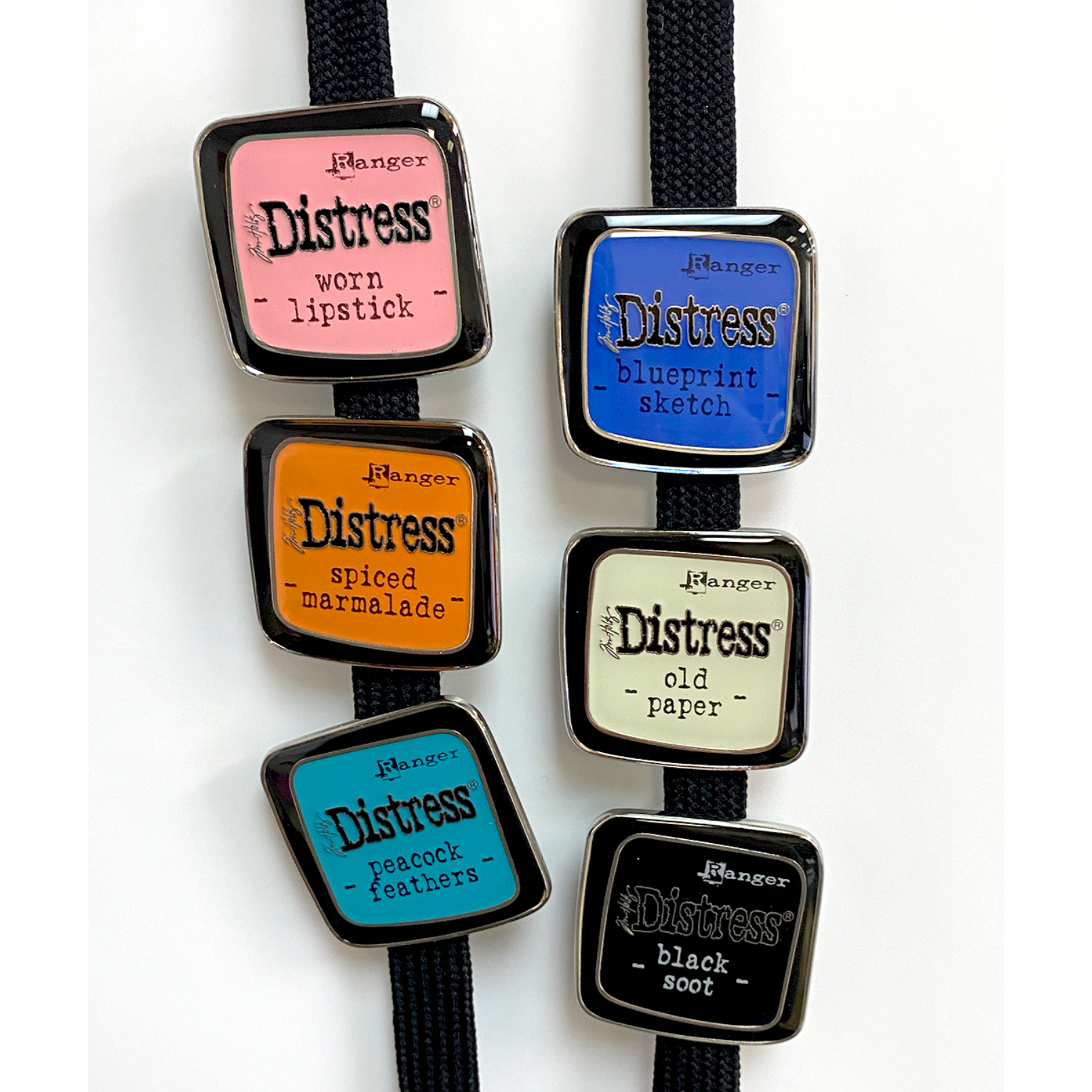 Tim Holtz Distress Enamel Pin SET 4 Ranger tdzs73468 Secondary Image