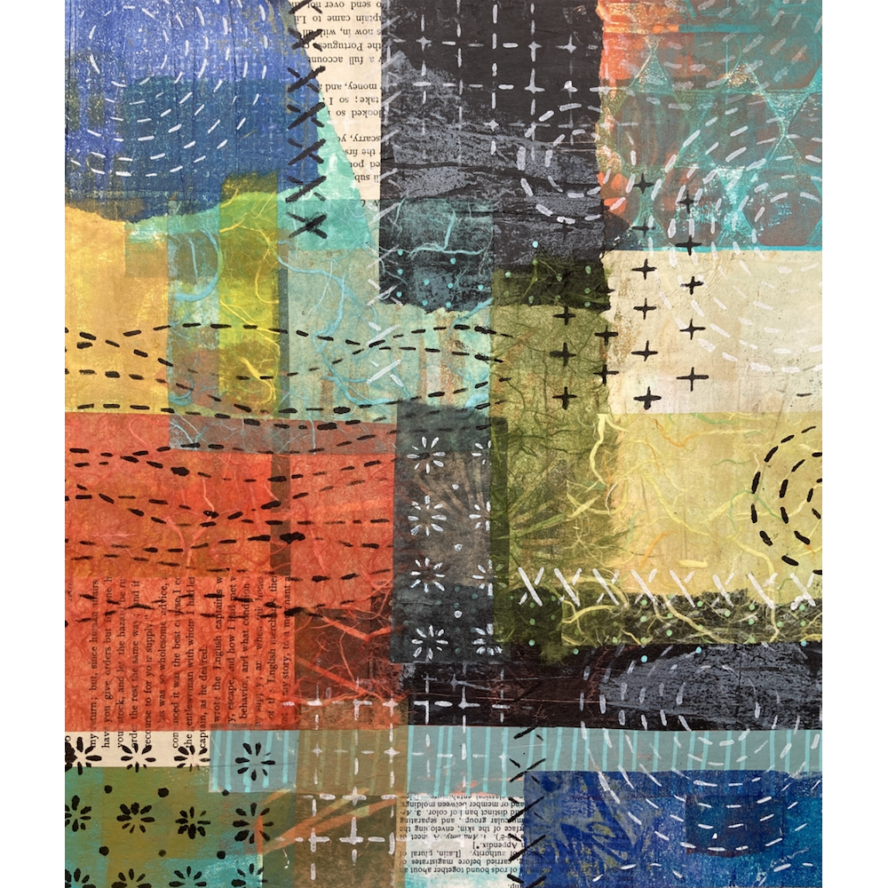 StencilGirl Sashiko Stitches Stencil ll1004 colors