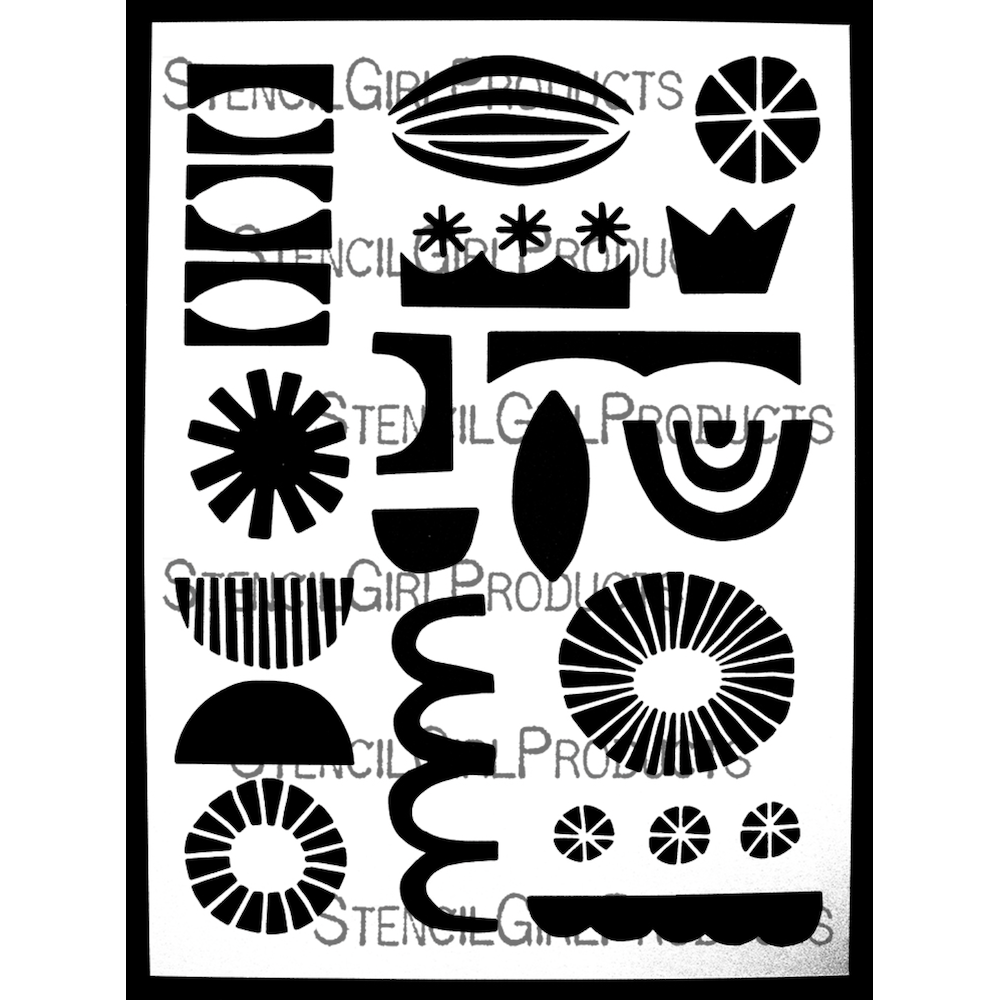 StencilGirl Shape Collection Stencil ll1005