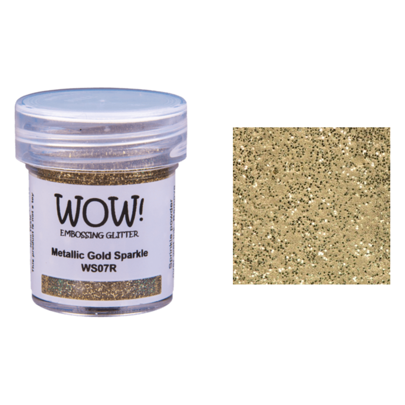 WOW Embossing Glitter METALLIC GOLD SPARKLE WS07R