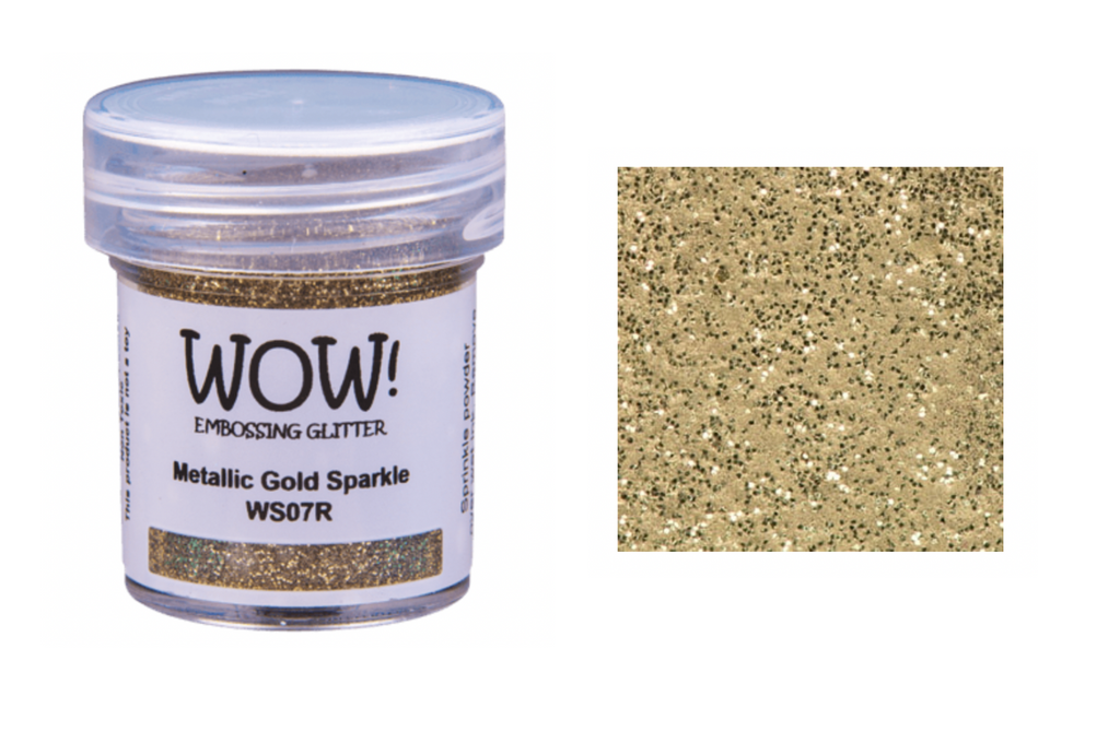WOW Embossing Glitter METALLIC GOLD SPARKLE WS07R