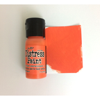 Tim Holtz Flip Top Distress Paint Ripe Persimmon Ranger TDF53200 Color Swatch
