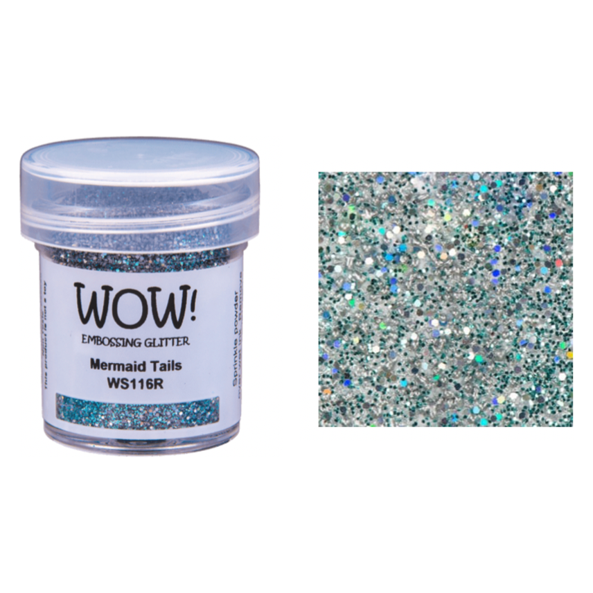 WOW Embossing Glitter MERMAID TAILS WS116R
