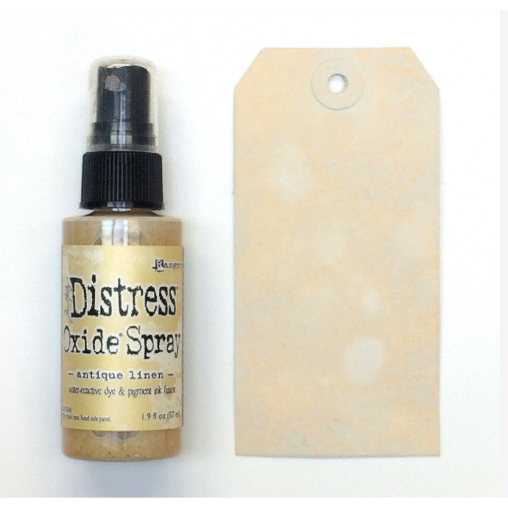 Tim Holtz Distress Oxide Spray Antique Linen Ranger tso67542 Color Swatch