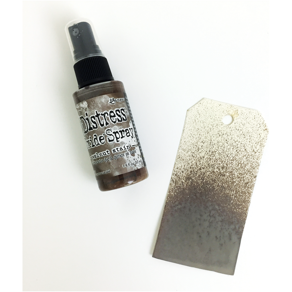 Tim Holtz Distress Oxide Spray WALNUT STAIN Ranger tso64824 Color Swatch