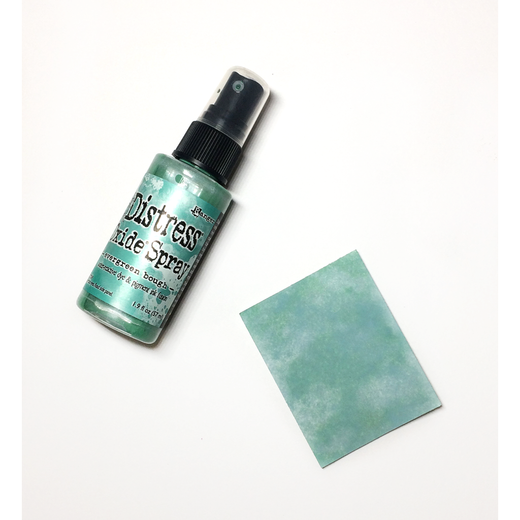 Tim Holtz Distress Oxide Spray Evergreen Bough Ranger tso67672 Color Swatch