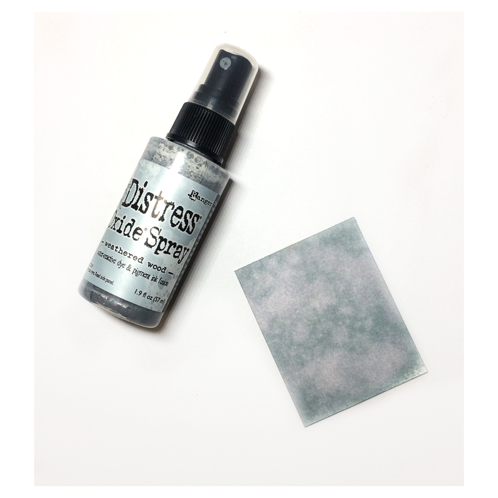 Tim Holtz Distress Oxide Spray WEATHERED WOOD Ranger tso67979 Color Swatch