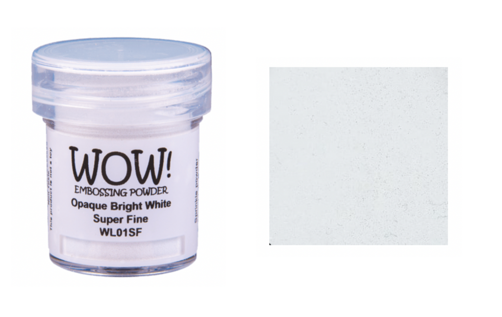 WOW Embossing Powder OPAQUE BRIGHT WHITE SUPER FINE WL01SF