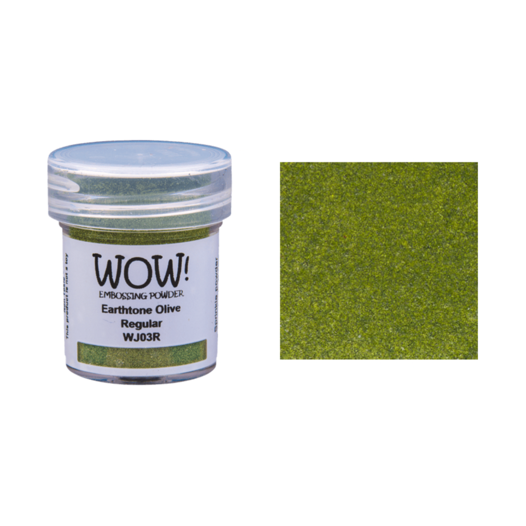 WOW Embossing Powder EARTHTONE OLIVE REGULAR WJ03R