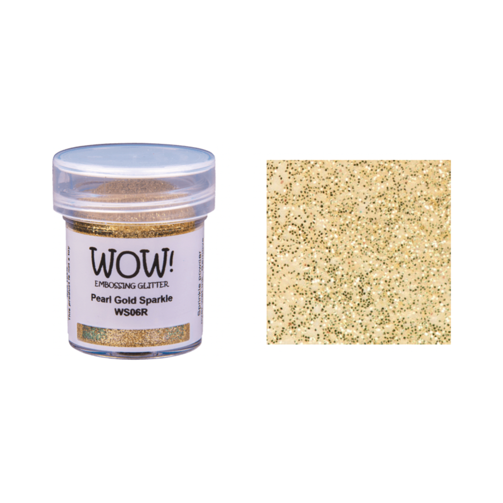 WOW Embossing Powder Glitter Pearl Gold Sparkle Regular ws06r
