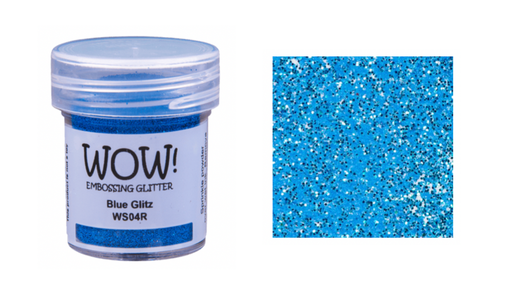 WOW Embossing Glitter BLUE GLITZ WS04R