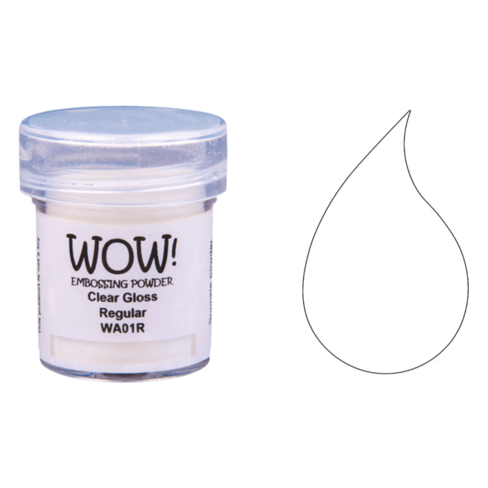 WOW Embossing Powder CLEAR GLOSS REGULAR WA01R