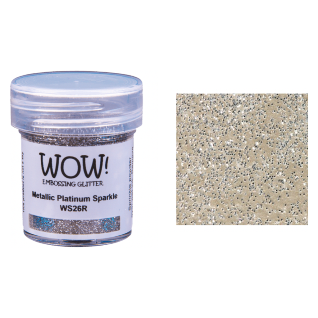 WOW Embossing Glitter PLATINUM SPARKLE WS26R