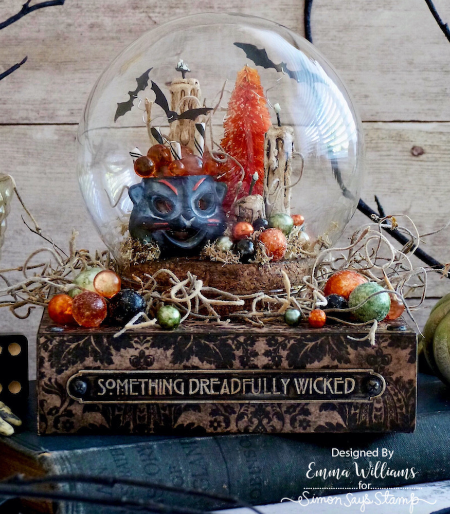 Tim Holtz Idea-ology 2023 Display Globe th94344 wicked | color-code:ALT02