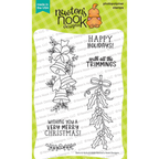 Newton's Nook Designs Bells and Holly Clear Stamps nn2310s04