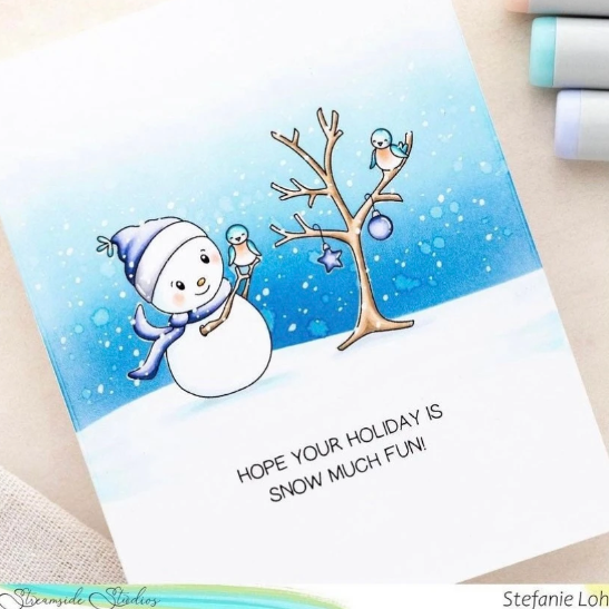 Streamside Studios Snow Much Fun Clear Stamp Set stsd28 holiday