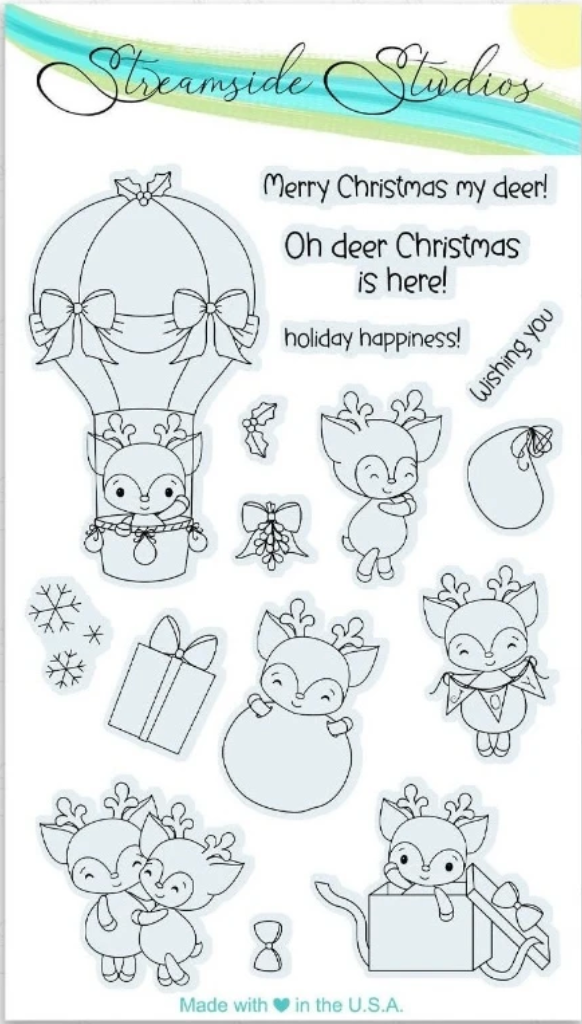Streamside Studios Oh Deer Christmas is Here Clear Stamp Set stsd29