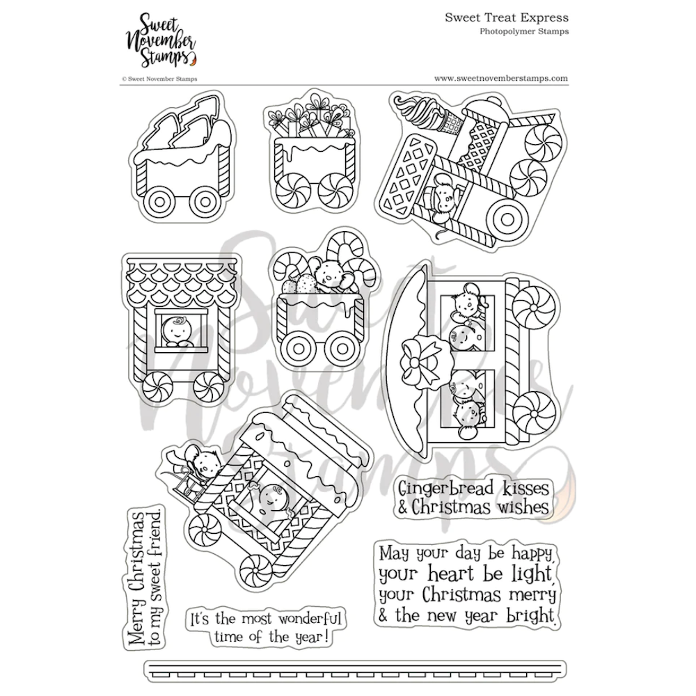 Sweet November Stamps Sweet Treat Express Clear Stamp Set sns-wn-te-23