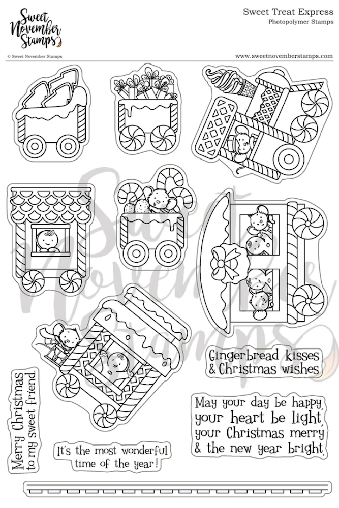 Sweet November Stamps Sweet Treat Express Clear Stamp Set sns-wn-te-23