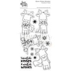 Sweet November Stamps Winter Wishes Reindeer Clear Stamp Set sns-wn-wr-23