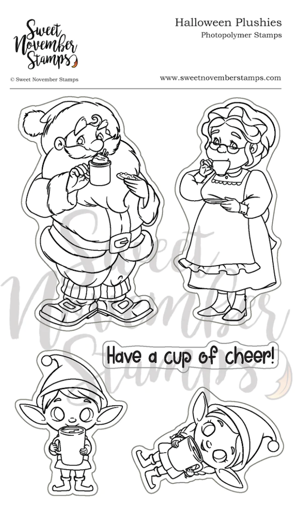 Sweet November Stamps Cup of Cheer Clear Stamp Set sns-wn-cc-23