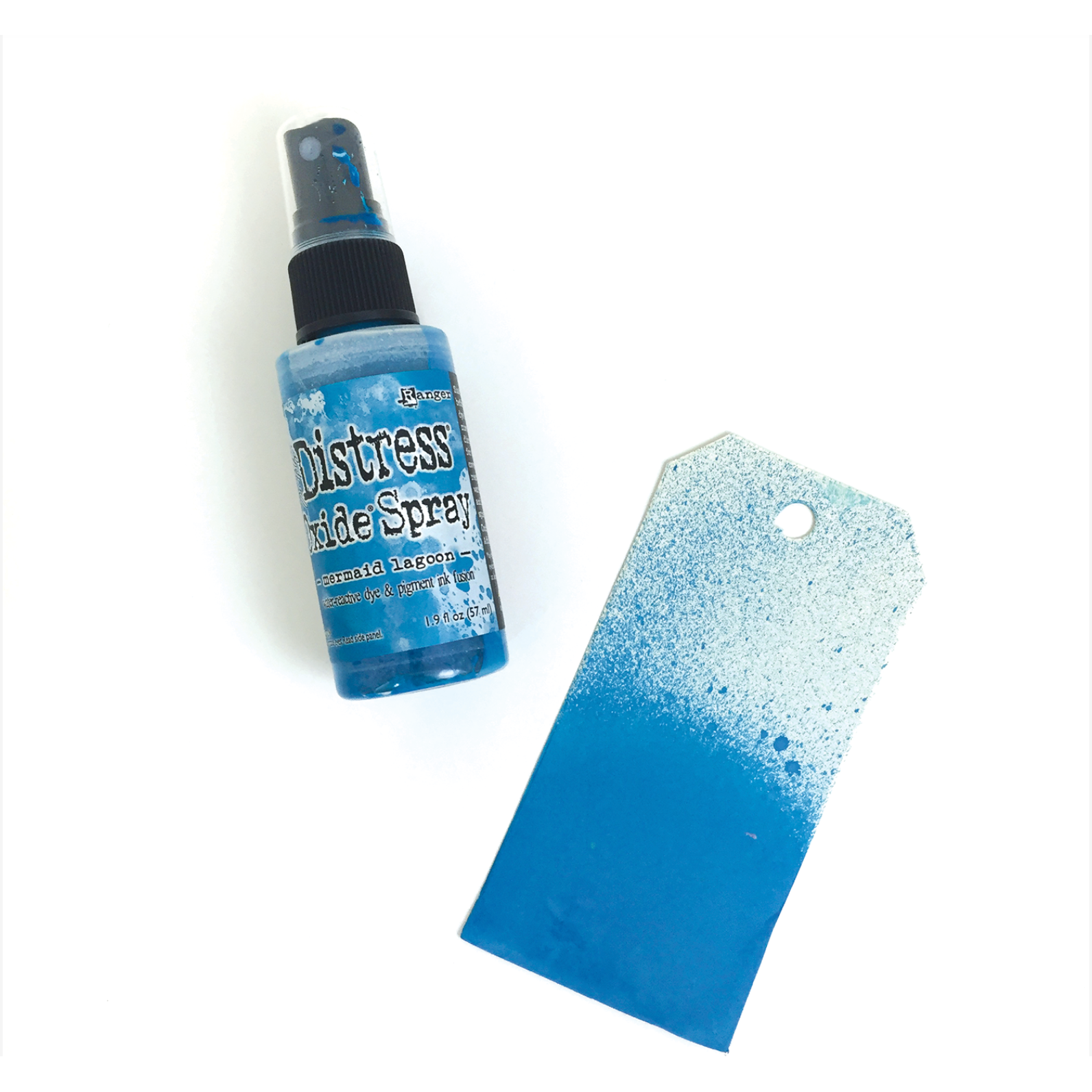 Tim Holtz Distress Oxide Spray MERMAID LAGOON Ranger tso64770 Color Swatch