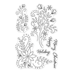 Hero Arts Clear Stamps Holiday Flourishes cm733