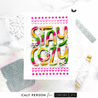 Concord & 9th Stay Cozy Clear Stencil Set 11935 caly
