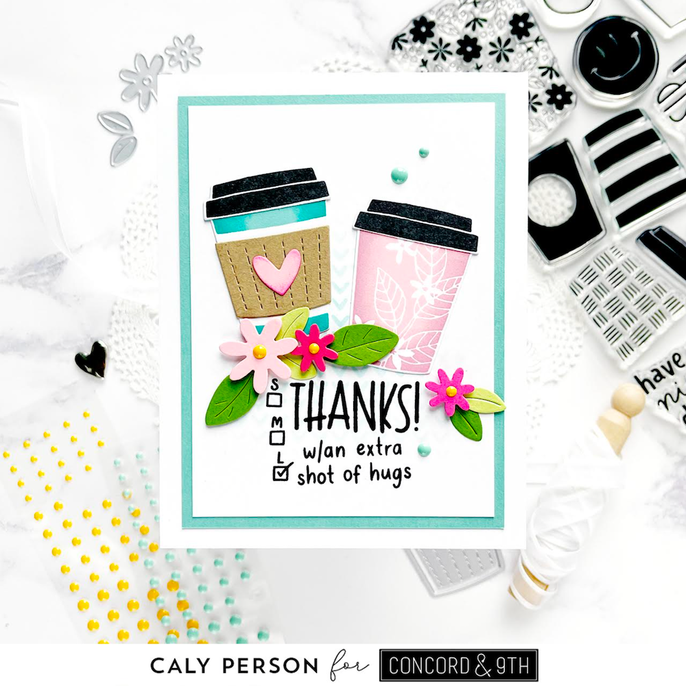 Concord & 9th Cup of Kindness Clear Stamp Set 11928 Caly