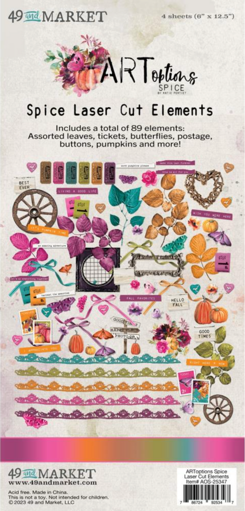 49 and Market Art Options Spice Laser Cut Elements aos-25347