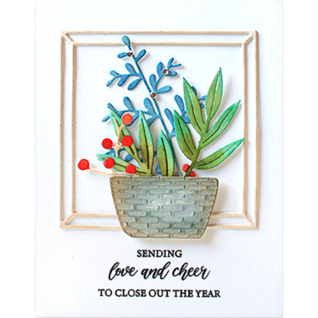 Penny Black Berry Basket Thin Metal Creative Dies 51-796 love and cheer