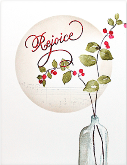Penny Black Cling Stamp Simply 40-915 rejoice