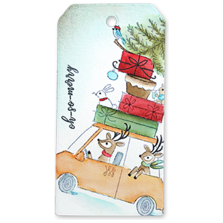 Penny Black Clear Stamps Merrily 31-021 reindeer